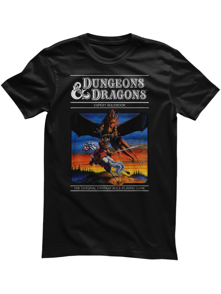 

Dungeons And Dragons Футболка "Dungeons & Dragons - Expert Rulebook T-Shirt" черного цвета, Черный, Dungeons And Dragons Футболка "Dungeons & Dragons - Expert Rulebook T-Shirt" черного цвета