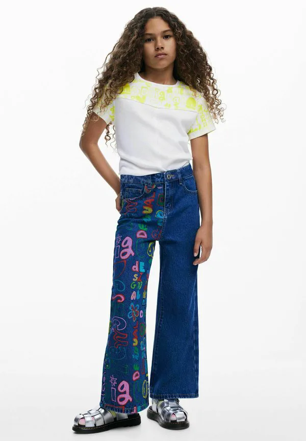 Расклешенные джинсы Desigual, Blue
