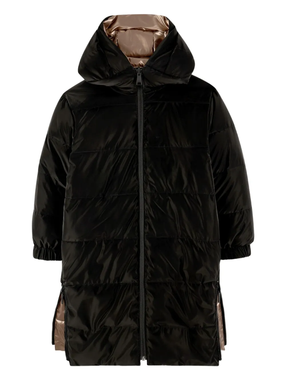 

Двусторонний пуховик KARL LAGERFELD KIDS, черный
