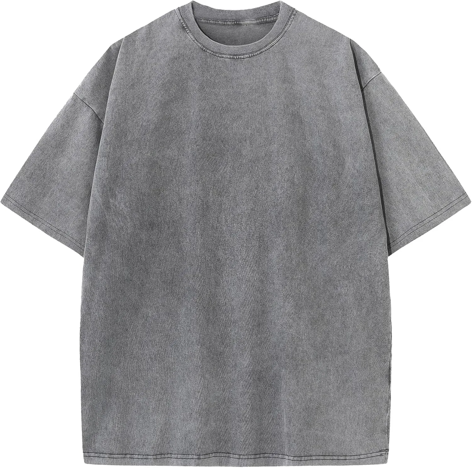 

Мужская хлопковая футболка с коротким рукавом Casual Loose Crewneck Maiyifu-GJ