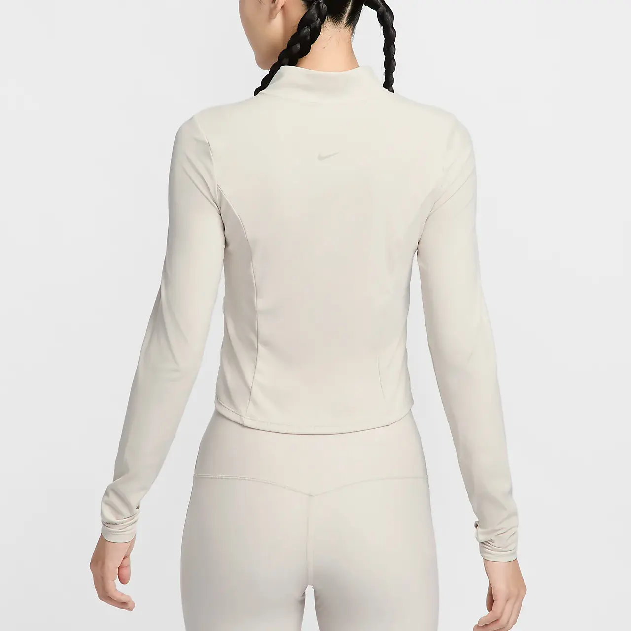 Nike Женская куртка Dri-Fit, Light Earth Umber/White — фото 4