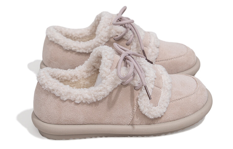 Туфли женские повседневные Women's Casual Shoes Women's Low-Top Beige Feiyue — фото 4