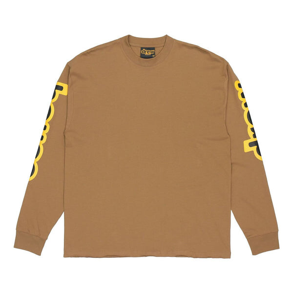 

Футболка long sleeve hug t-shirt 'brown' Drew House, коричневый