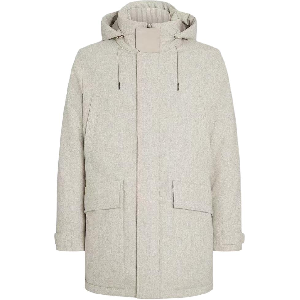 

Ermenegildo Zegna Джерси Zegna мужская куртка пуховая светло-бежевая, Light Taupe