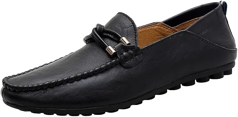 Лоферы кожаные Loafers Black PUGHGAETZF — фото 2