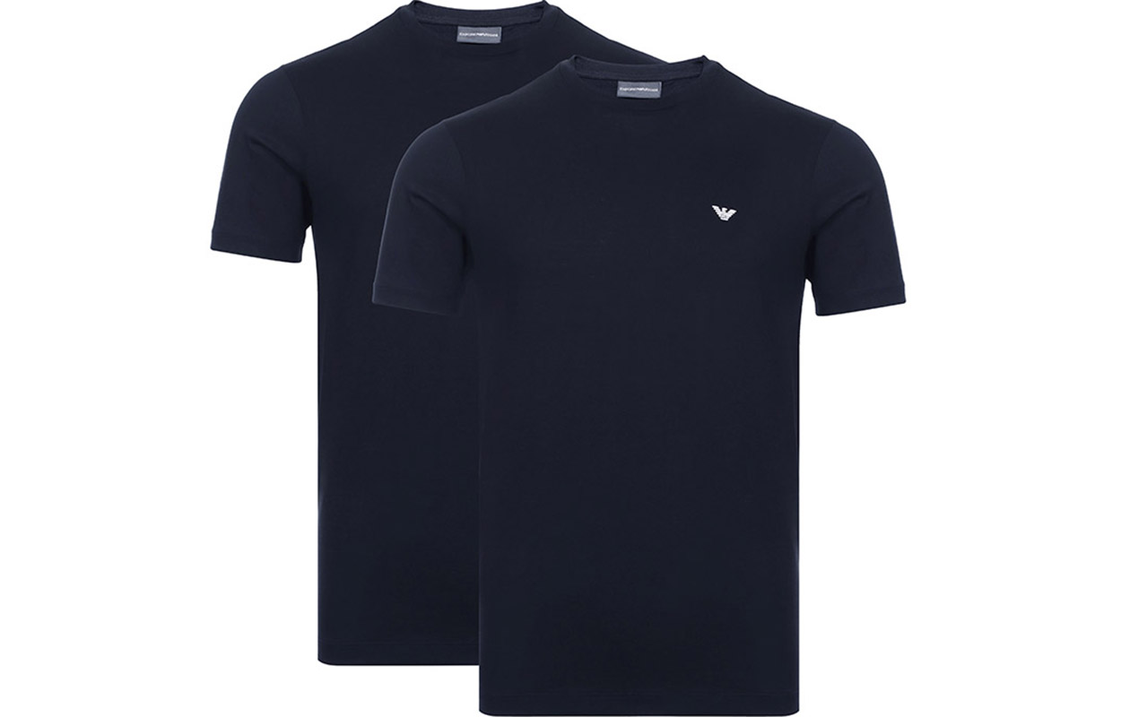 

EMPORIO ARMANI Футболка мужская темно-синяя, Синий, EMPORIO ARMANI Футболка мужская темно-синяя