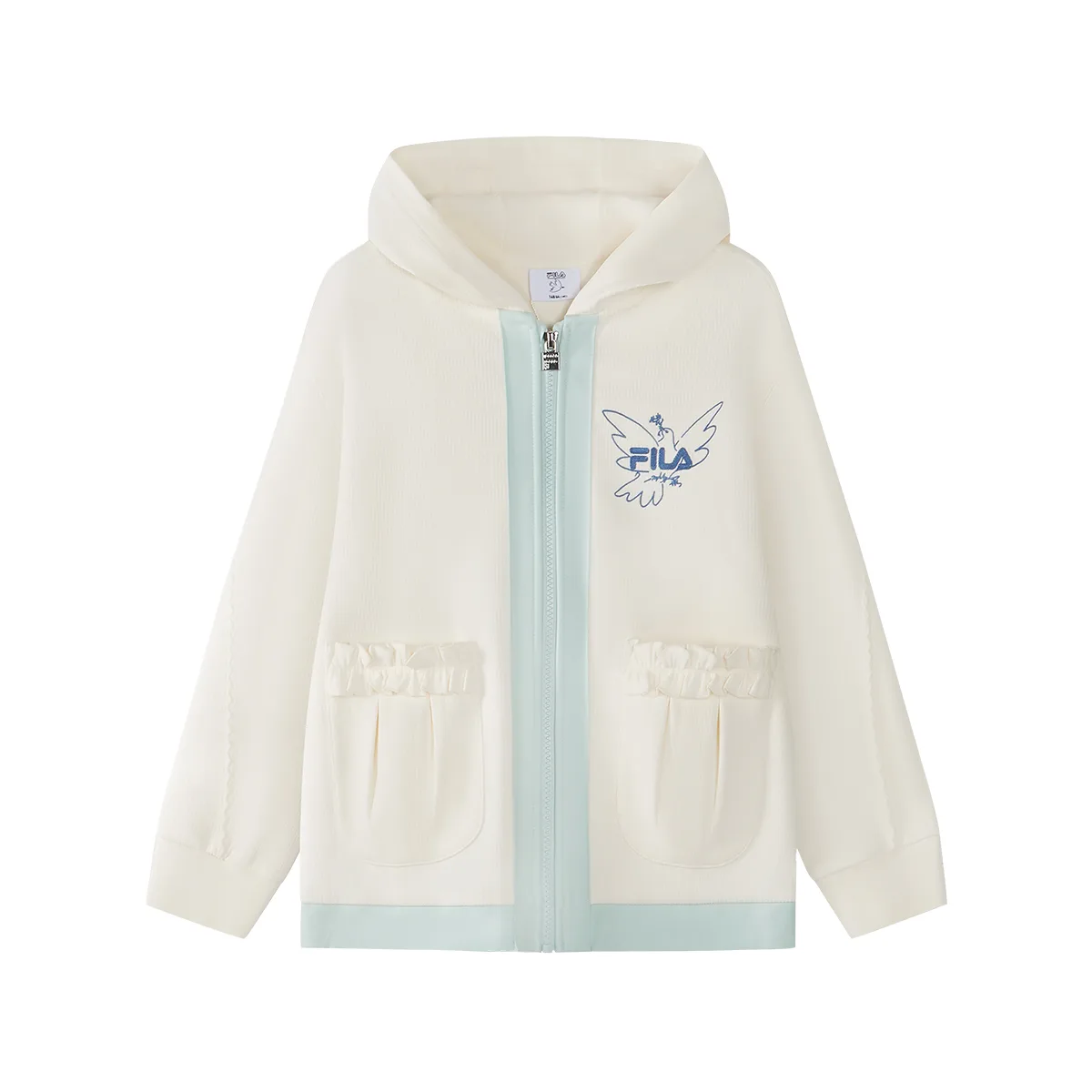 FILA KIDS Куртка из трикотажной ткани Heron White Kids'