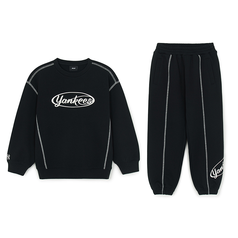 

Детская повседневная спортивная одежда MLB, черный