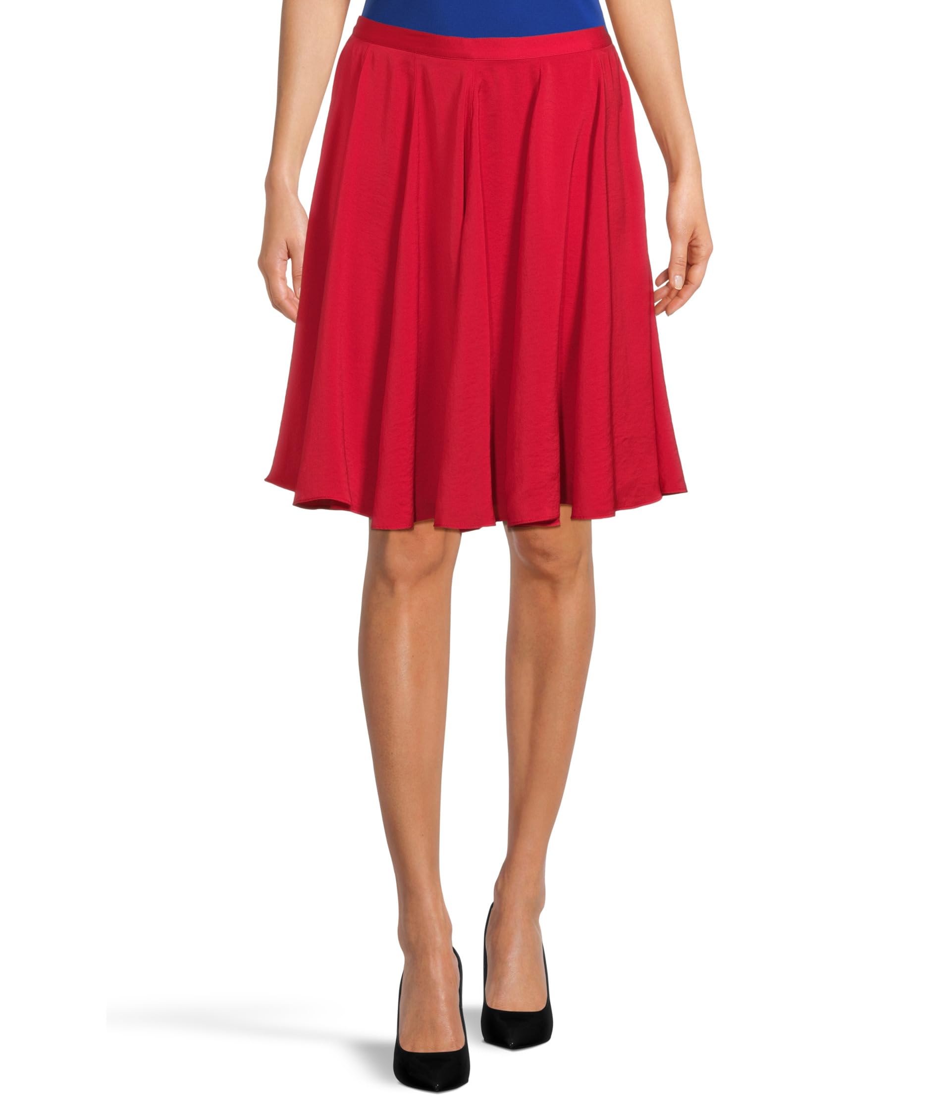 

Юбка Lauren Ralph Lauren Sandwashed Satin A-line Skirt, цвет Festive Red