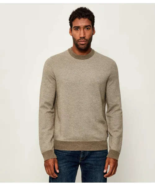 

Шерстяной свитер H-hestro Regular fit Boss, бежевый
