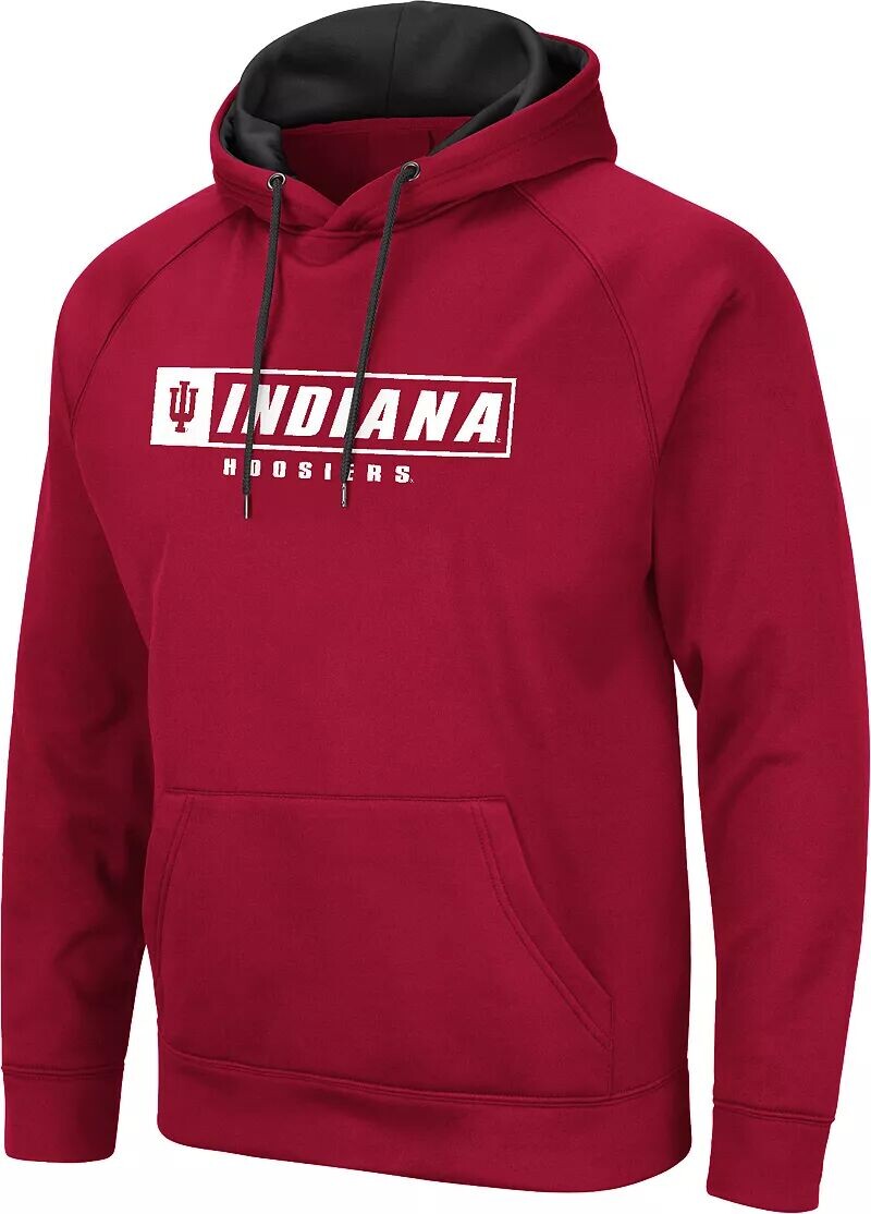 

Colosseum Мужские худи Indiana Hoosiers малинового цвета