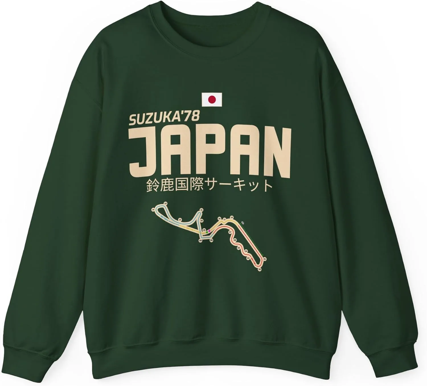 Свитшот в японском стиле, мотоспорт, винтажный дизайн