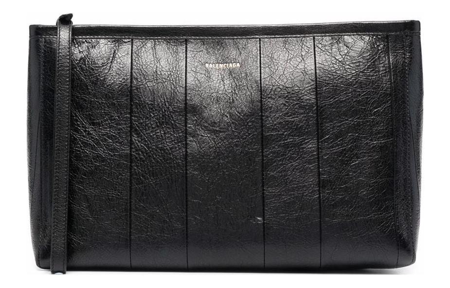 

Барбес Кожаный Клатч Женский Чёрный Balenciaga