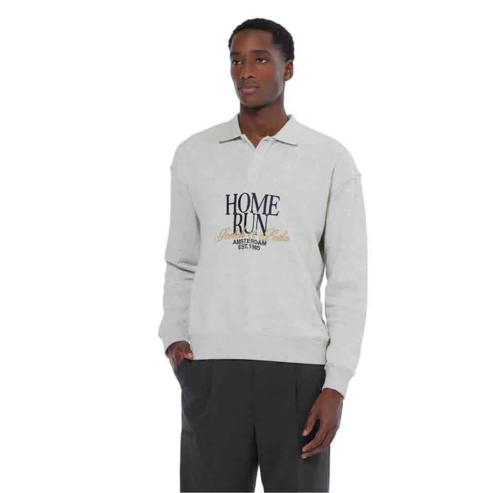 

Толстовка Scotch & Soda Polo Relaxed Fit, серый