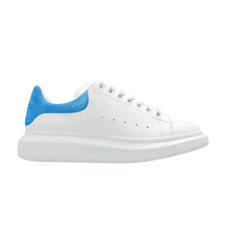 

Кроссовки Alexander McQueen Oversized Sneaker, цвет White Lapis Blue, Белый, Кроссовки Alexander McQueen Oversized Sneaker, цвет White Lapis Blue