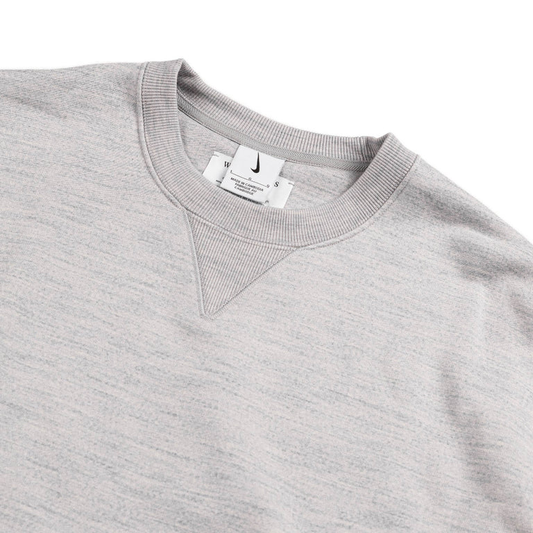 Свитер wool classic crewneck Nike, серый — фото 2