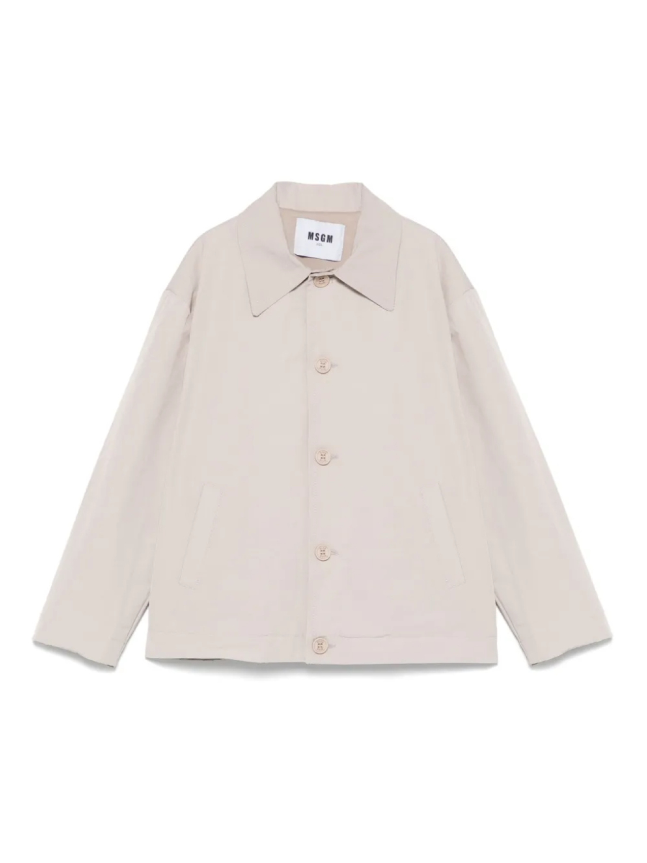 

Куртка с логотипом MSGM Kids, серый