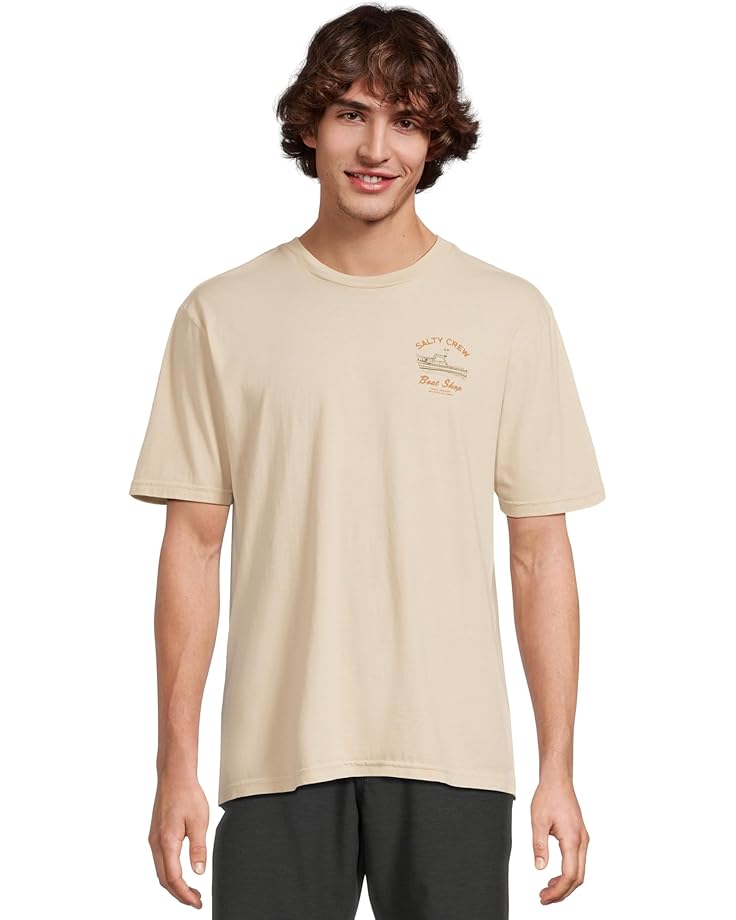 

Футболка Salty Crew Boat Shop Classic Shortsleeve Tee, цвет Bone