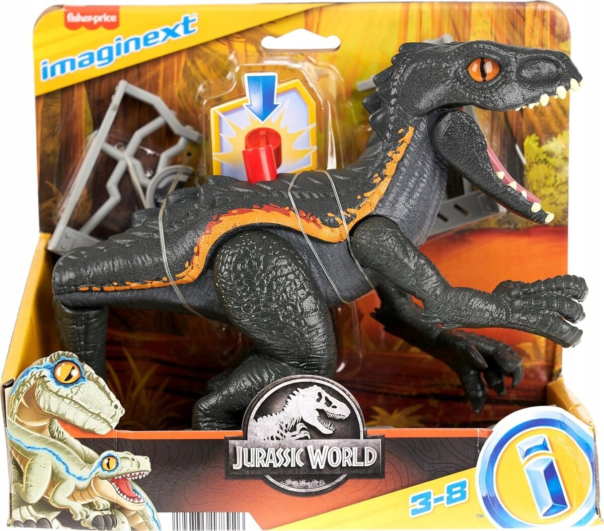 

Imaginext Jurassic World АТАКУЮЩАЯ ФИГУРА ИНДОРАПТОРА