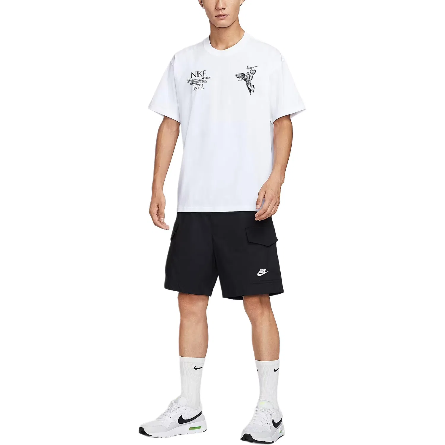 Футболка AS U NSW TEE M90 OC WINGS VICT IRONSTONE унисекс Nike, White — фото 4