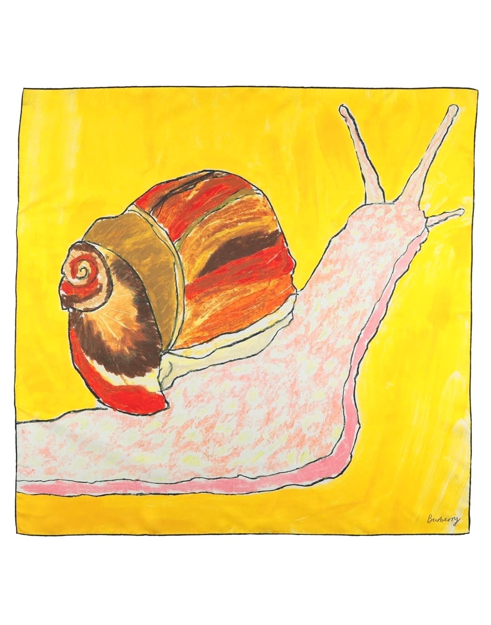 

Шарф Burberry, желтый