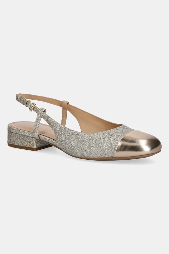 Кожаные босоножки Perla Michael Michael Kors, золотой