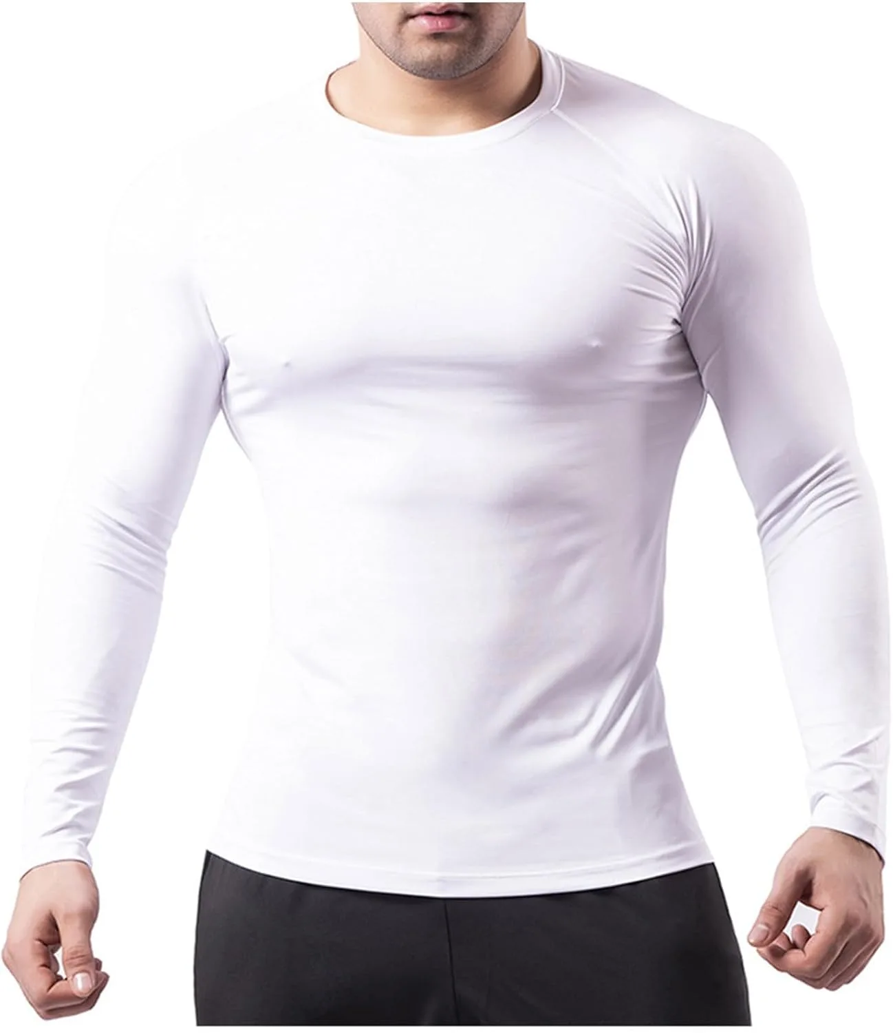 

Мужская компрессионная футболка Casual Slim Fit Stretch