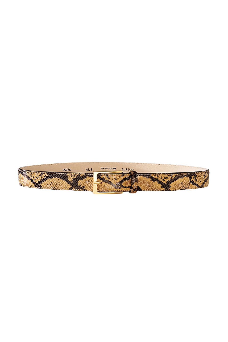 

Ремень с тиснением под змею Aureum, цвет snake