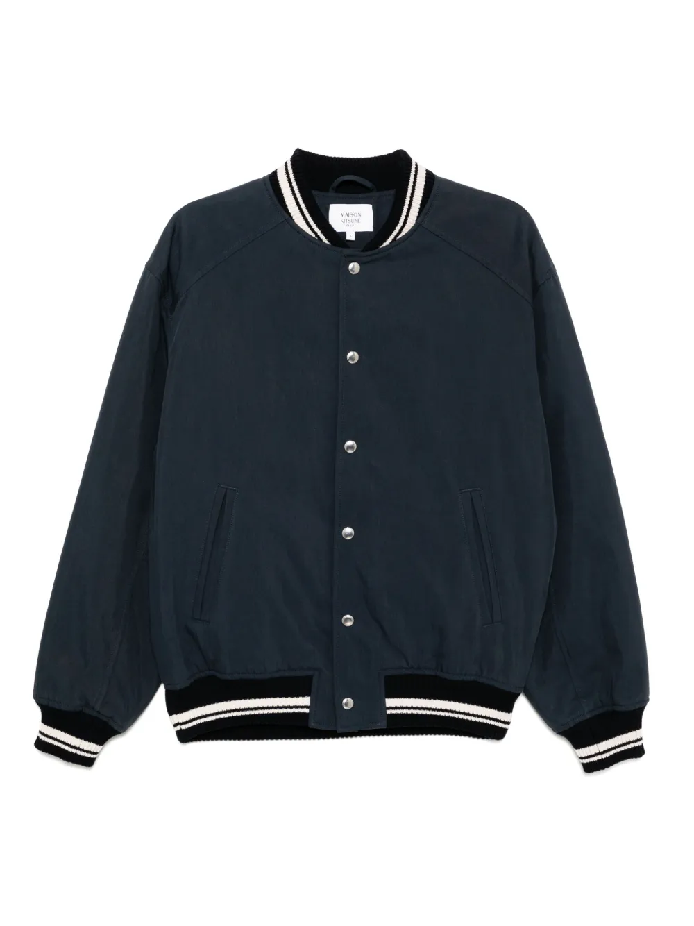 

Бомбер Teddy Maison Kitsuné, синий