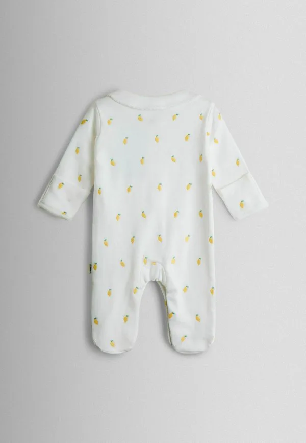 Спальный комбинезон стандартного кроя Jojo Maman Bébé, White — фото 2