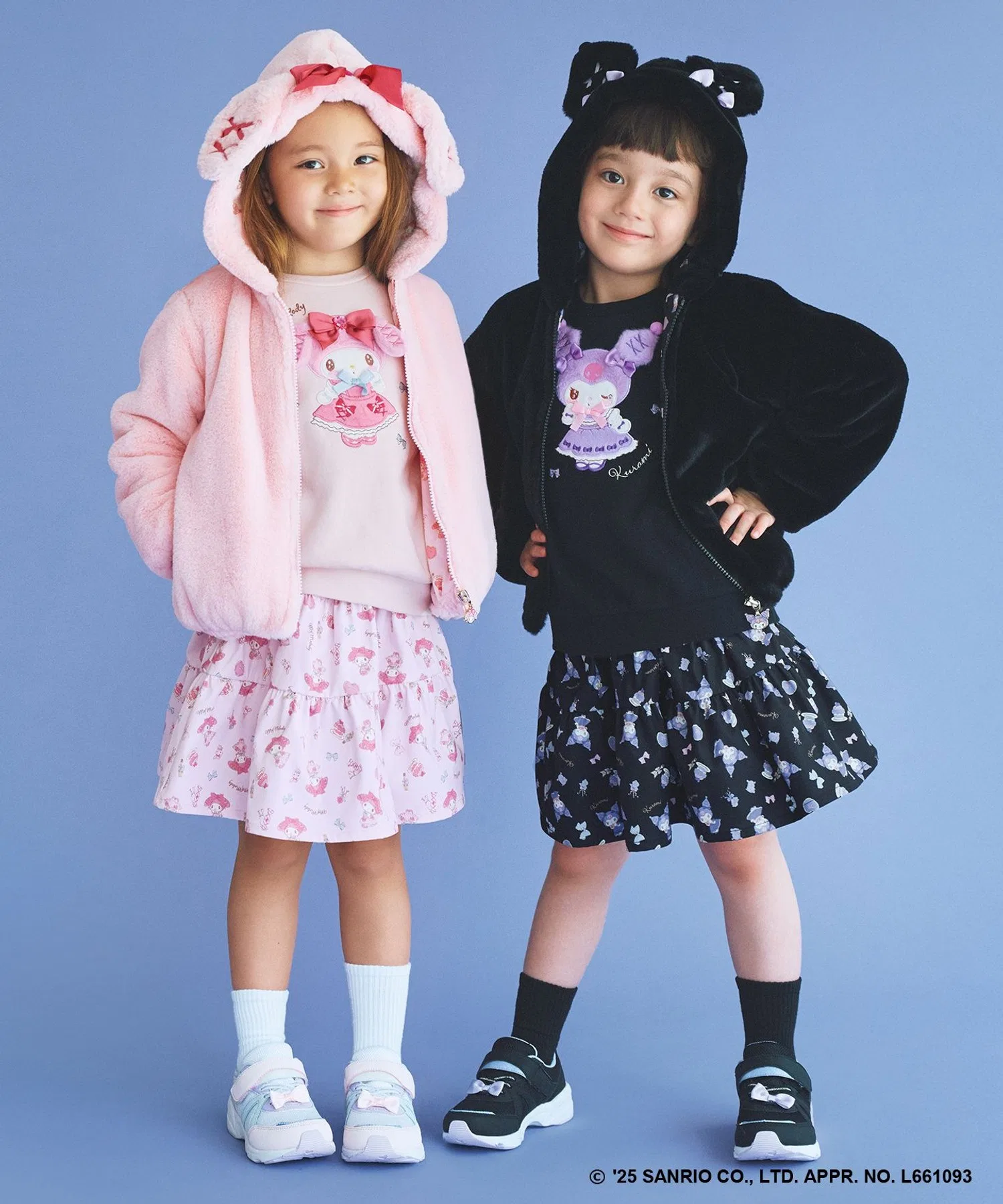 [My Melody & Kuromi x ANY KIDS] Толстовка с аппликацией — фото 4