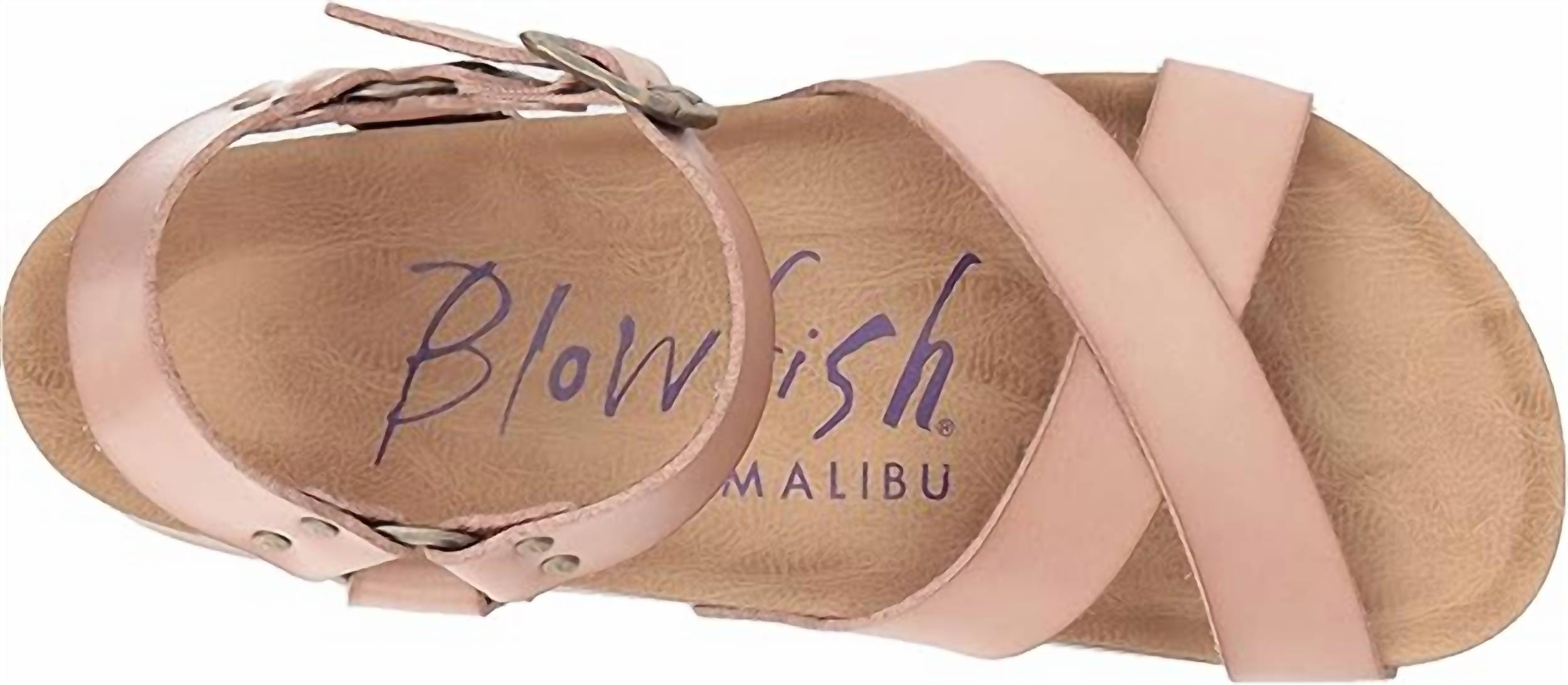 Женские сандалии Makara в цвете Blush Dyecut BLOWFISH — фото 3