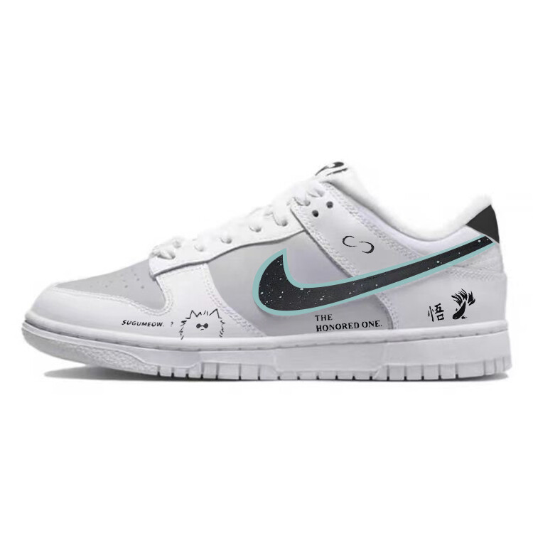 

Кроссовки Nike Dunk Skateboarding Shoes Women's Low-top Grey/white, белый