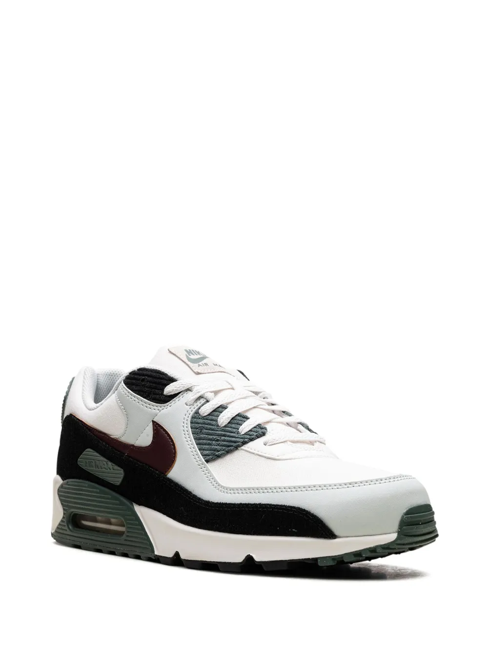 Кроссовки Air Max 90 Burgundy Crush/Vintage Green Nike, белый — фото 2