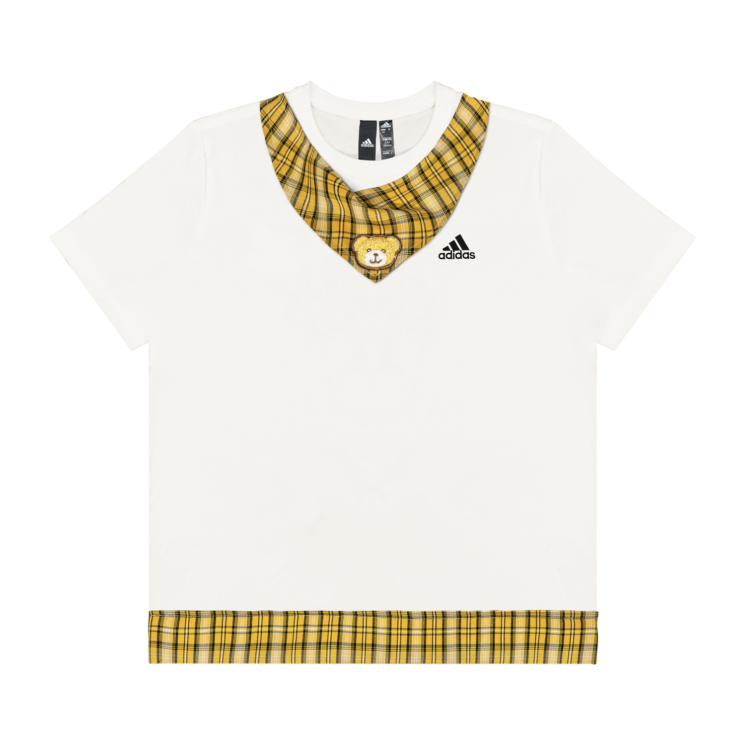 

Футболка Unisex с 3 полосками Adidas, белый