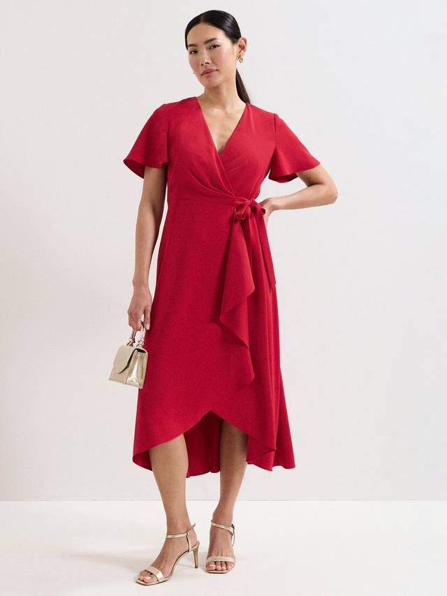 

Платье миди Julissa с запахом Phase Eight, Red