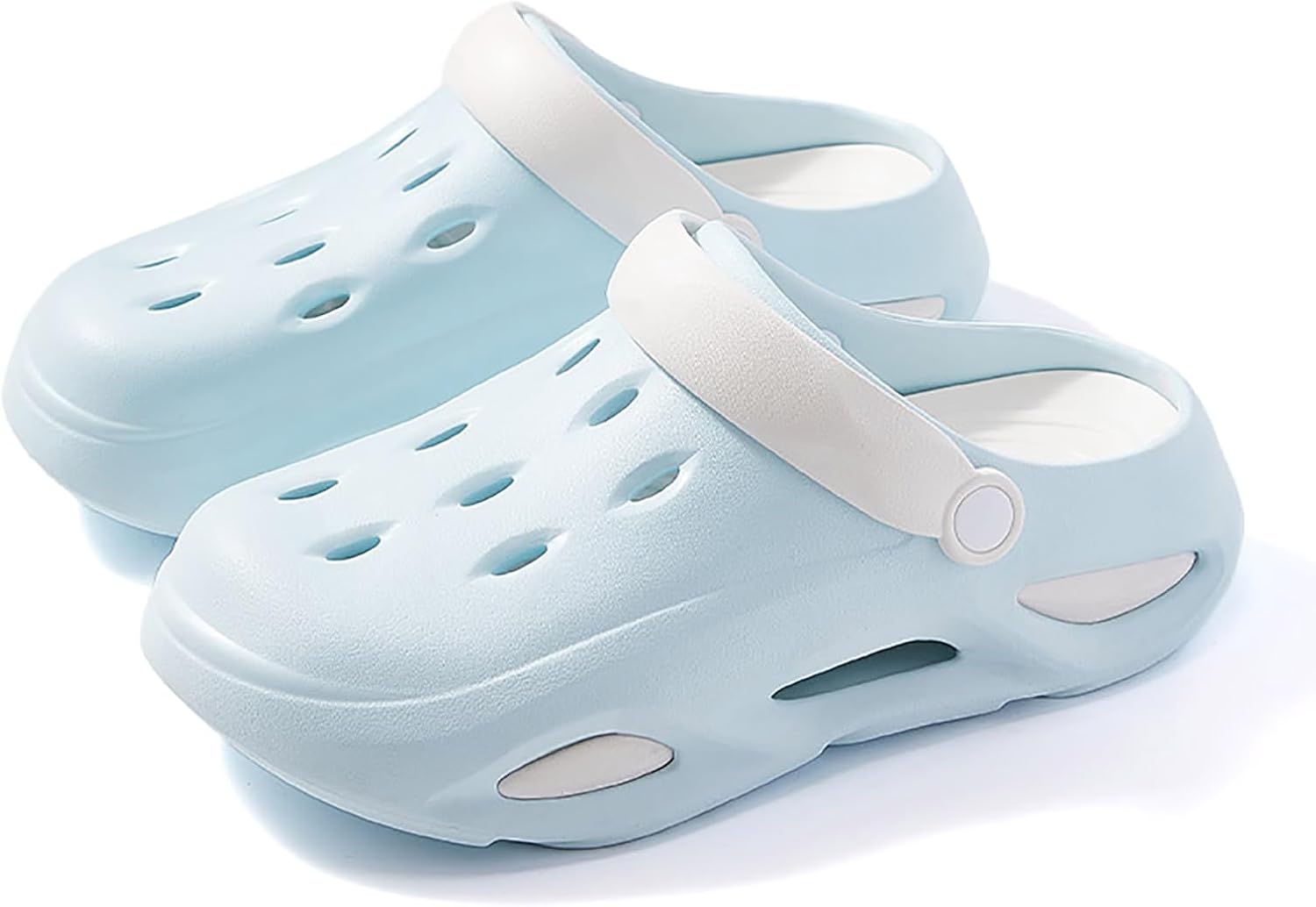 

Женские и мужские садовые сабо Solaud, легкие, дышащие, с поддержкой свода стопы, с съемной стелькой, на молнии, и пляжные тапочки, синий