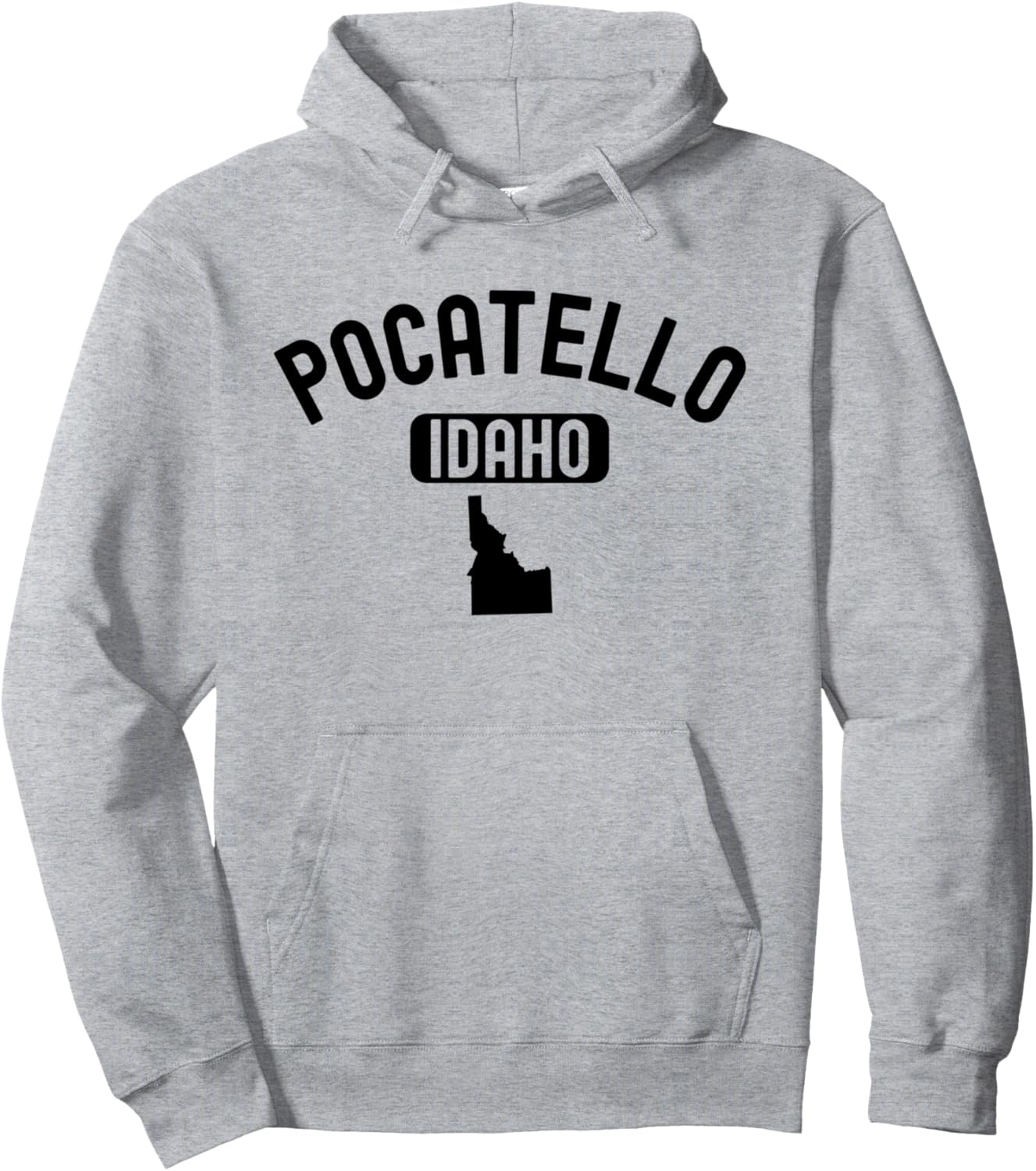 

Покателло, Айдахо, ретро, Бойсе, винтажная толстовка с надписью «Nampa State University Potato 208» Idaho Apparel Tee Co, серый