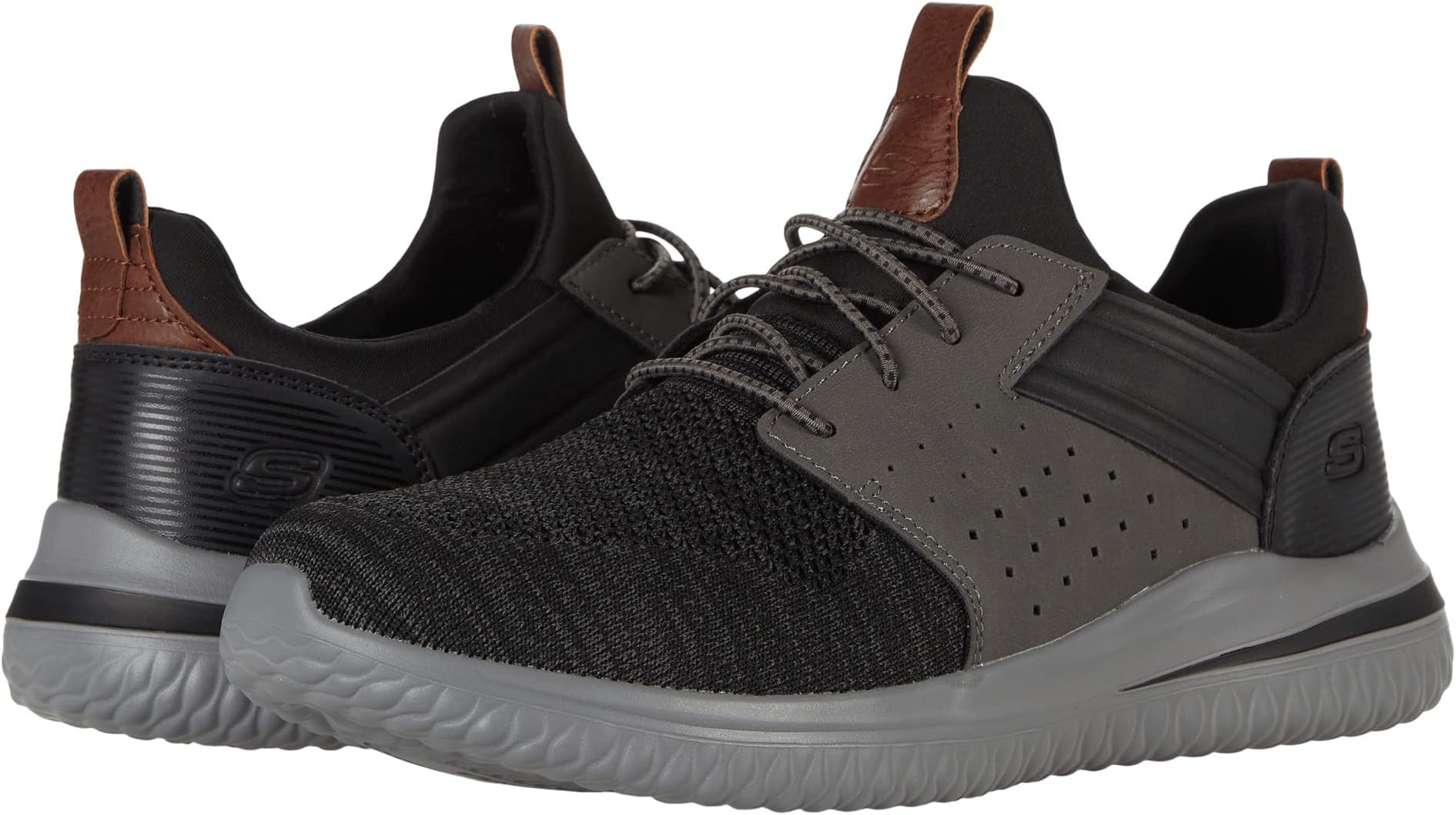 

Кроссовки SKECHERS Delson 3.0 - Cicada, Black/Gray