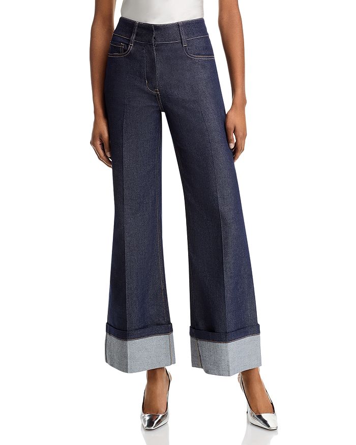 

Джинсы Raquelita Sheen High Rise Wide Leg в цвете Dark Denim Blue Generation Love, синий