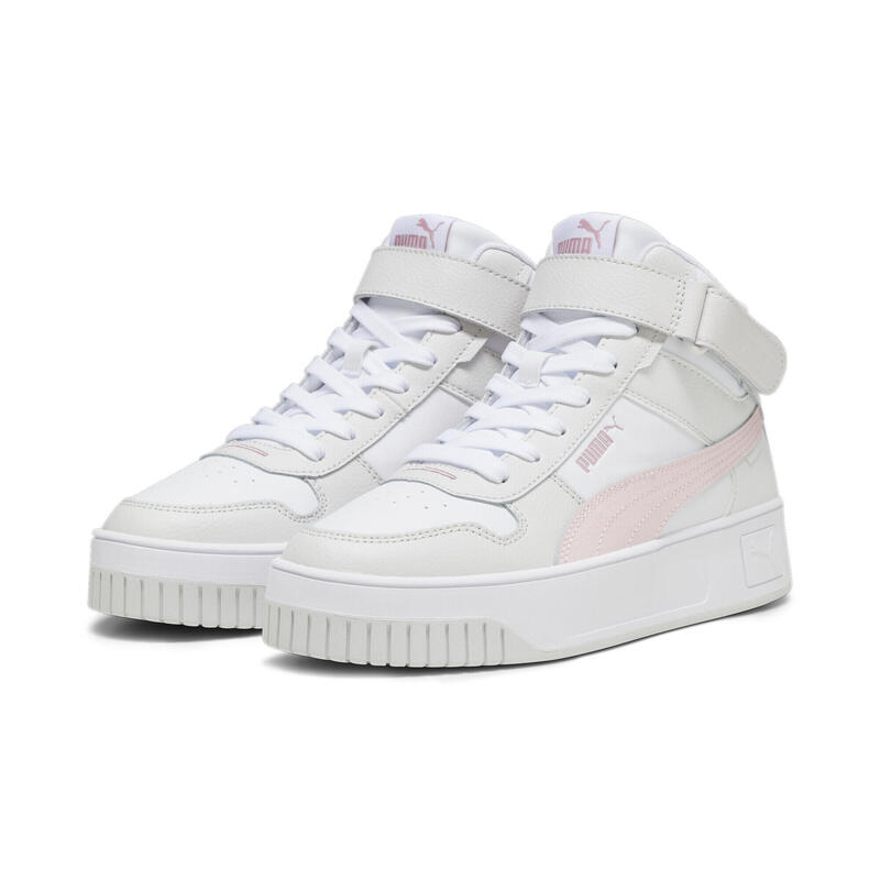Кроссовки Carina Street Mid Женское PUMA White Frosty Pink Feather Grey