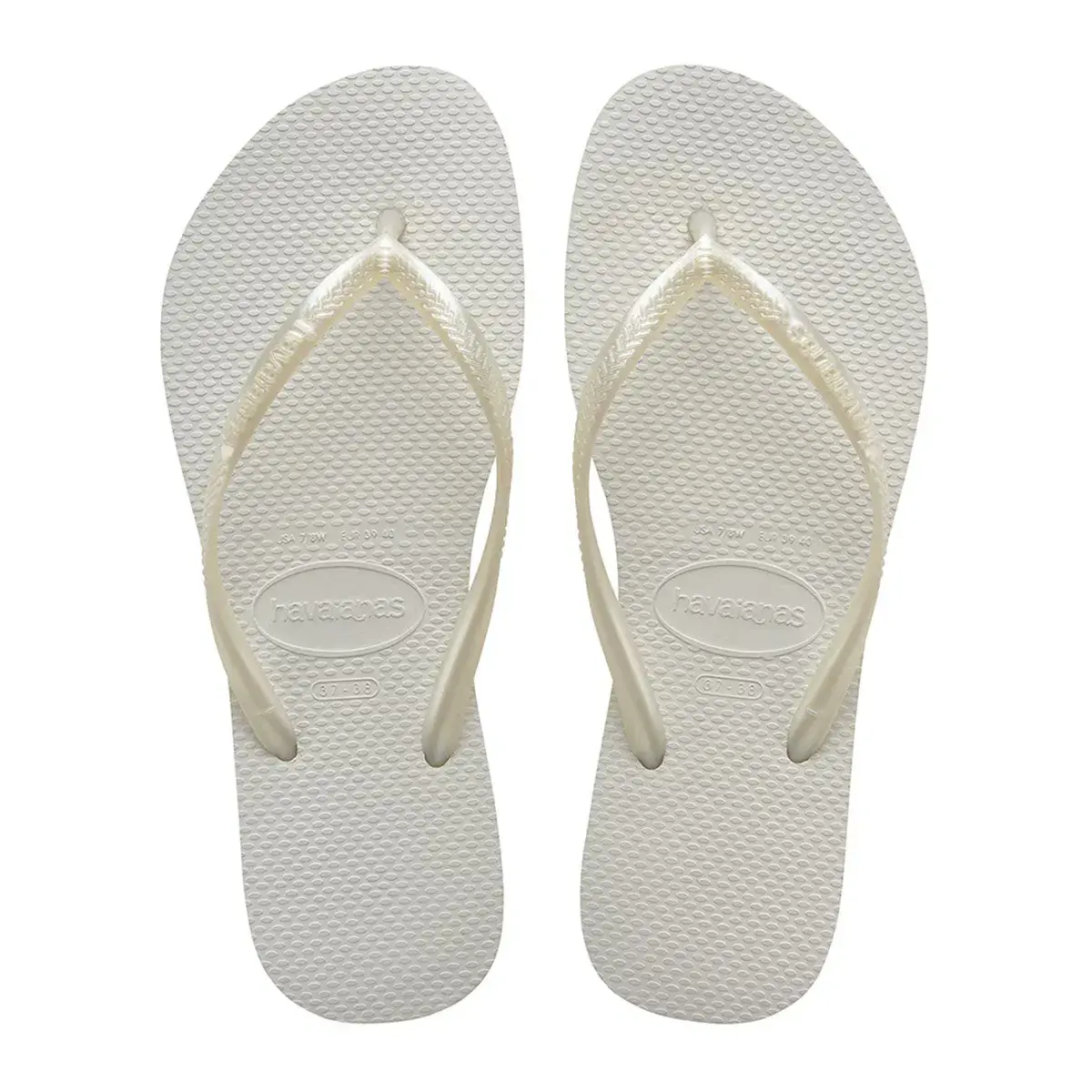 Женские шлепанцы Slim Havaianas, белый