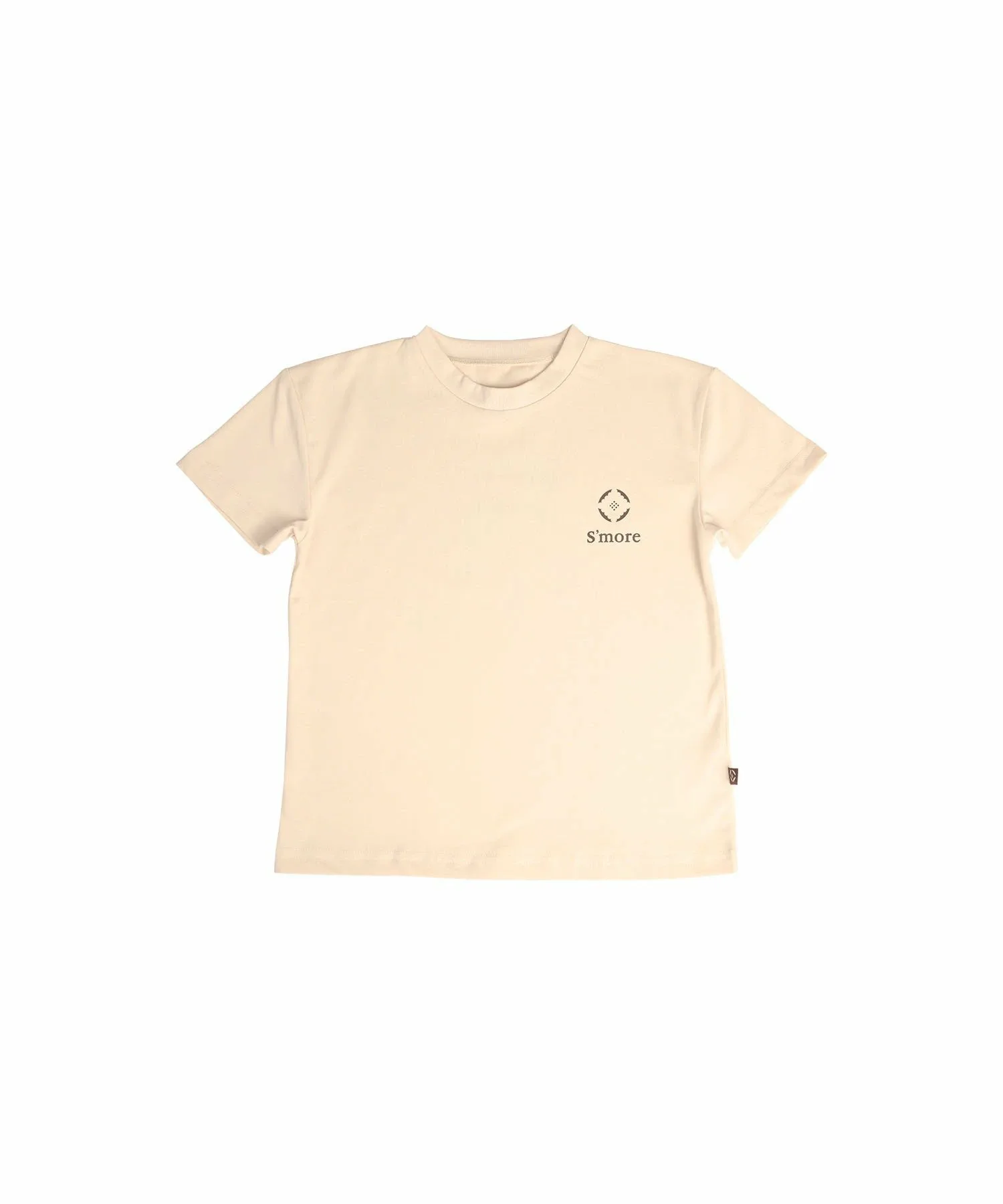 Футболка Футболки из хлопка с изображением зефира и шоколада Детские S'More, beige