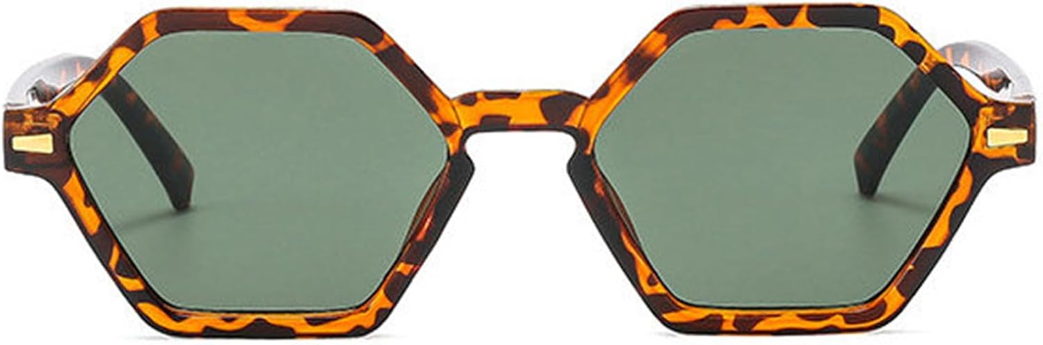

Солнцезащитные очки Helena Retro Octagon для женщин и мужчин, маленькая оправа, модные винтажные многоугольные очки унисекс, маленькие квадратные солнцезащитные очки, C5