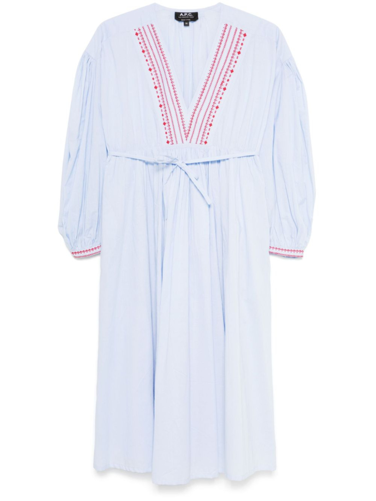 

A.P.C. платье миди Anni, синий