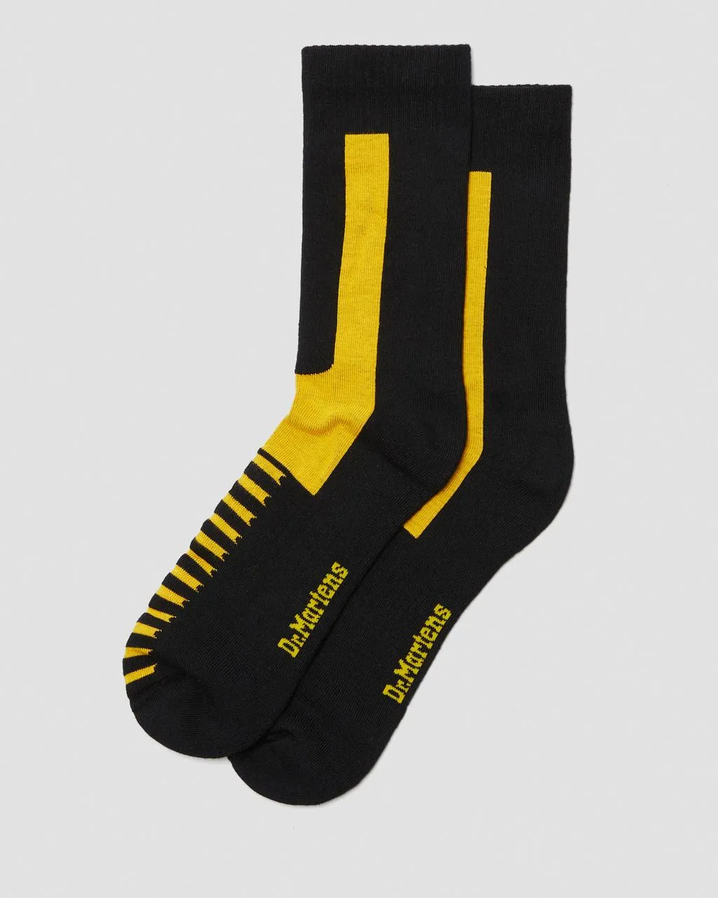 

Носки из хлопковой смеси Double Doc Dr. Martens, цвет Black+Yellow — Cotton Blend