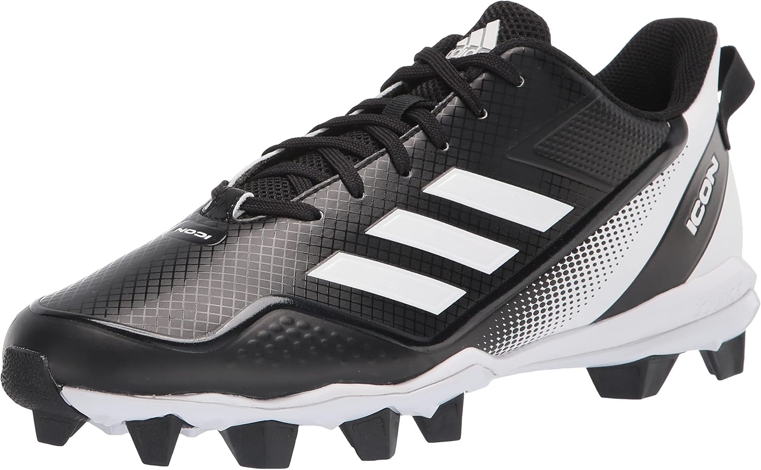 

Бейсбольные кроссовки Adidas Icon 7 MD для мужчин, черно-белый