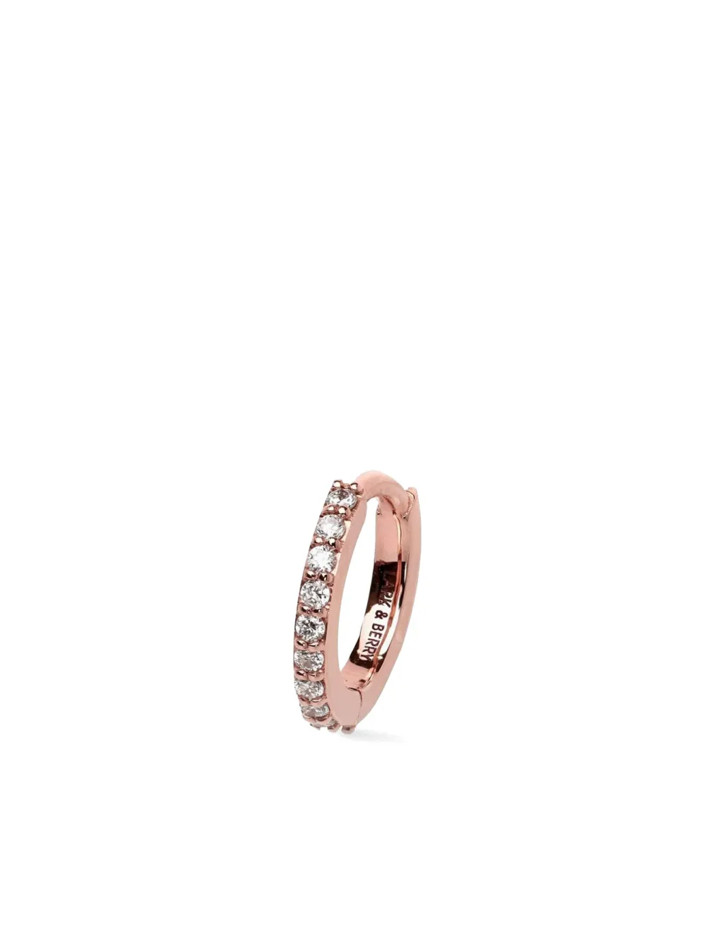 

Серьга-кольцо Modernist из розового золота с бриллиантами Lark & Berry, розовый