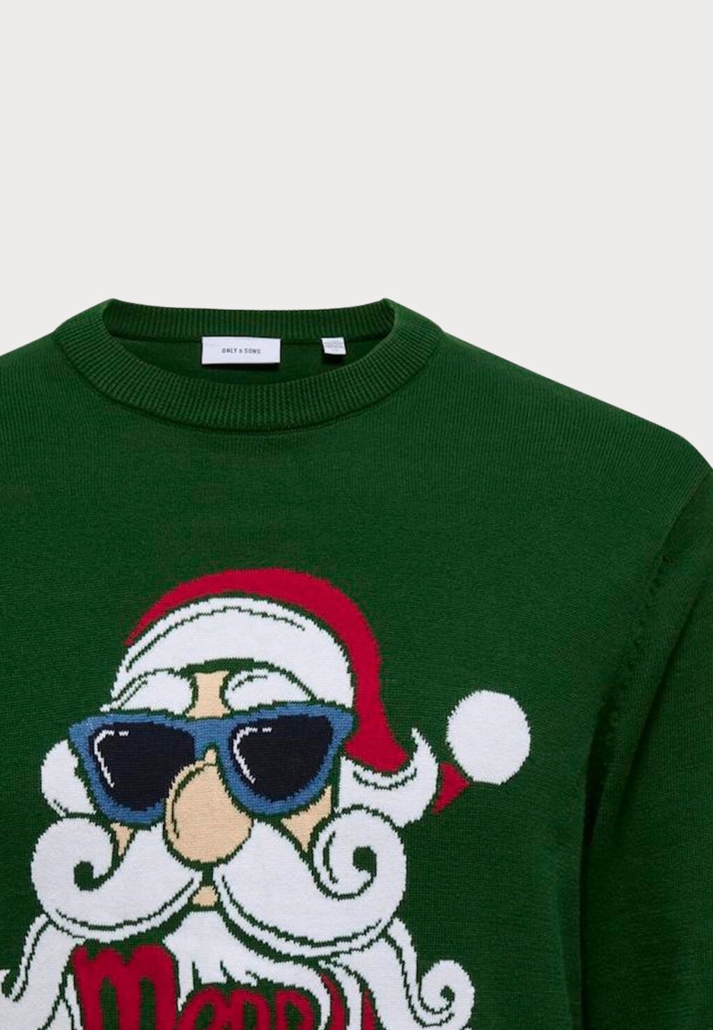 

Джемпер XMAS PLACE R-NECK Only & Sons, зеленый
