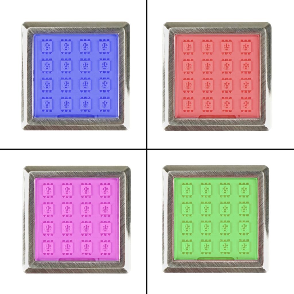 

Теленок | Светодиодное RGB-освещение витрин, 2 Вт, 5,2 см x 5,2 см, светильник для мебели, светильник для шкафа 1 — НАБОР из 4 шт., на выбор: НАБОР из 2 шт., форма: квадратная kalb Material für Möbel